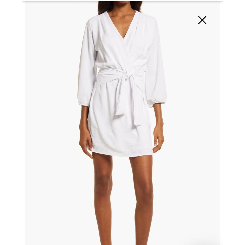 Fraiche by J Long sleeve Tie Front Dress size medium